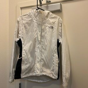 Medium White North Face Jacket